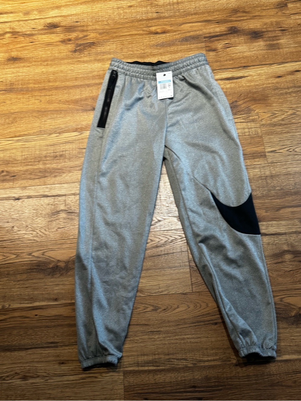 Nike Grey Jogger Sweatpants with Black Accent